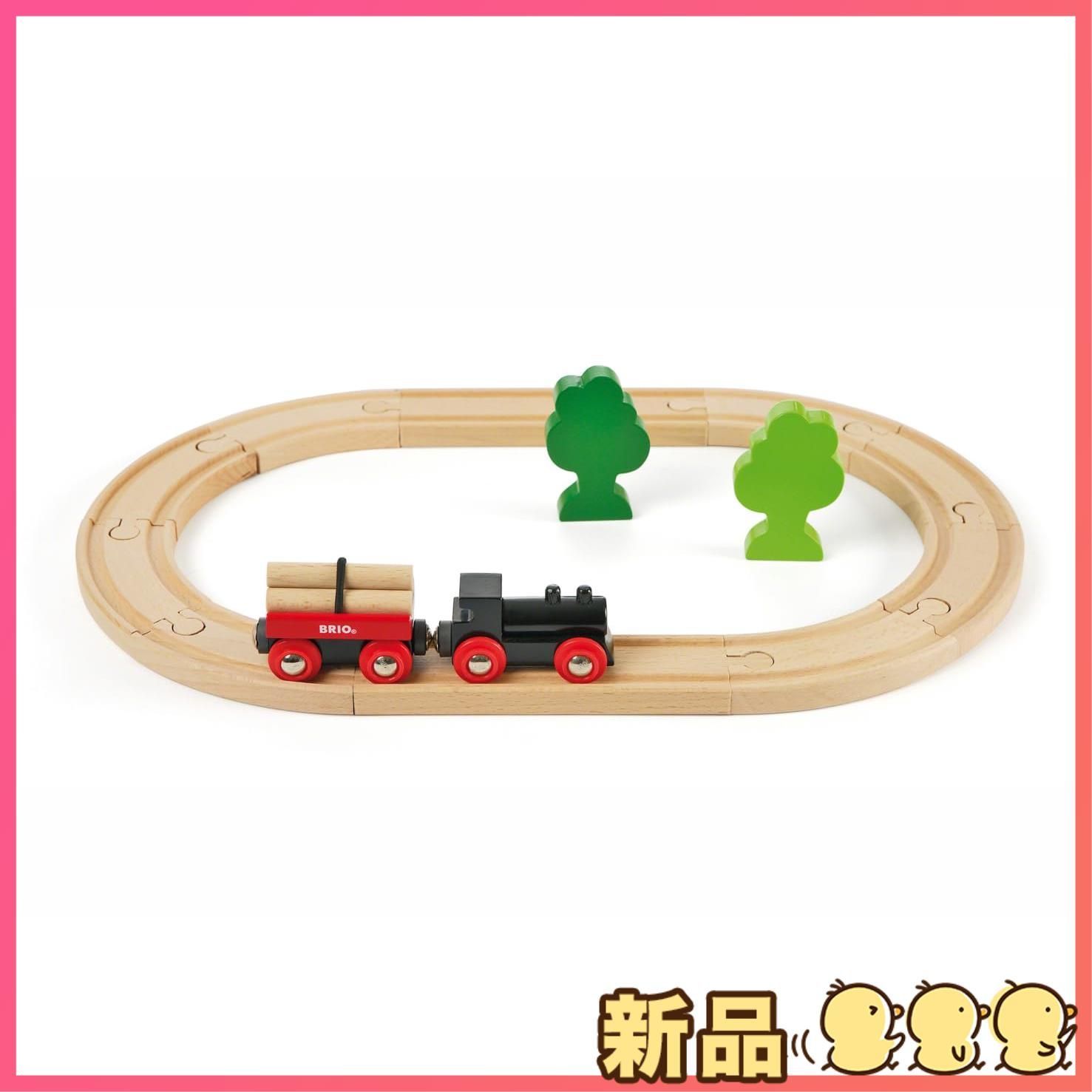 (未使用･未開封品)　BRIO (ブリオ) 小さな森の基本レールセット [ 木製レール おもちゃ ] 33042 ar3p5n1 公式通販】 BRIO ブリオ 小さな森の基本レールセット 全18ピース