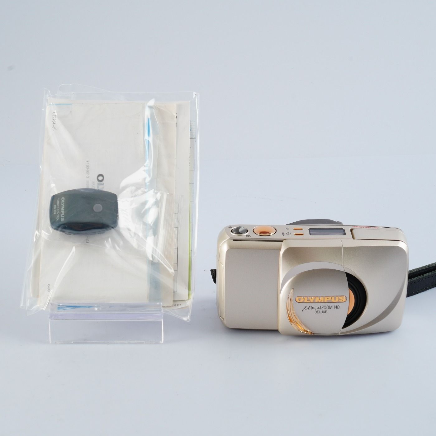 オリンパス　OLYMPUS mju zoom 140 リモコンrc-200 付き OLYMPUS オリンパス μ [ mju: ] ( Stylus ) Zoom 140 Deluxe +