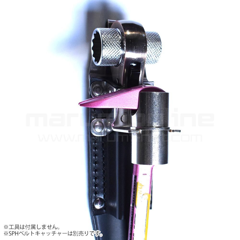 送料込み価格 MIKI 三貴 ミキ ラチェット ミニバール ステンレス製 工具ホルダー 腰道具 SPH69X