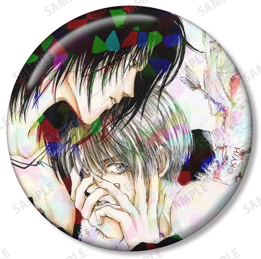 中古】バッジ・ビンズ 無道刹那＆吉良朔夜 「天使禁猟区