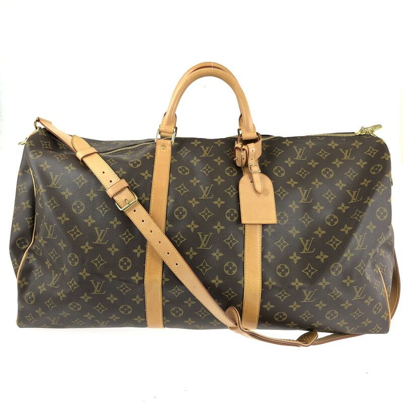 LOUIS VUITTON ルイ ヴィトン モノグラム キーポル バンドリエール60 M41412 ルイヴィトン カバン 2WAY ボストンバッグ 旅行鞄 179-230827-kk-34-tag