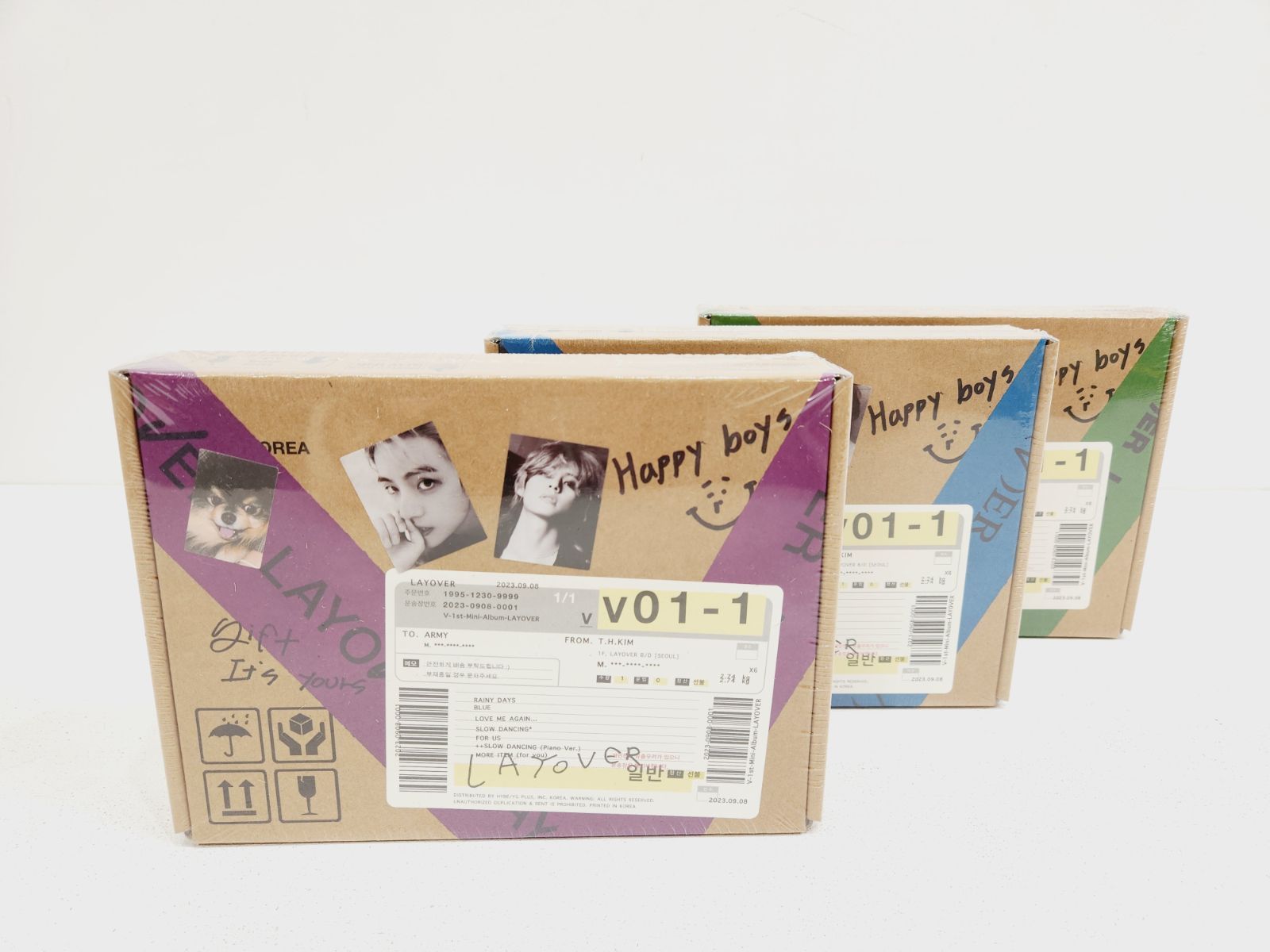 小牧店】BTS V Layover アルバム 3形態 セット ／※ばら売り不可