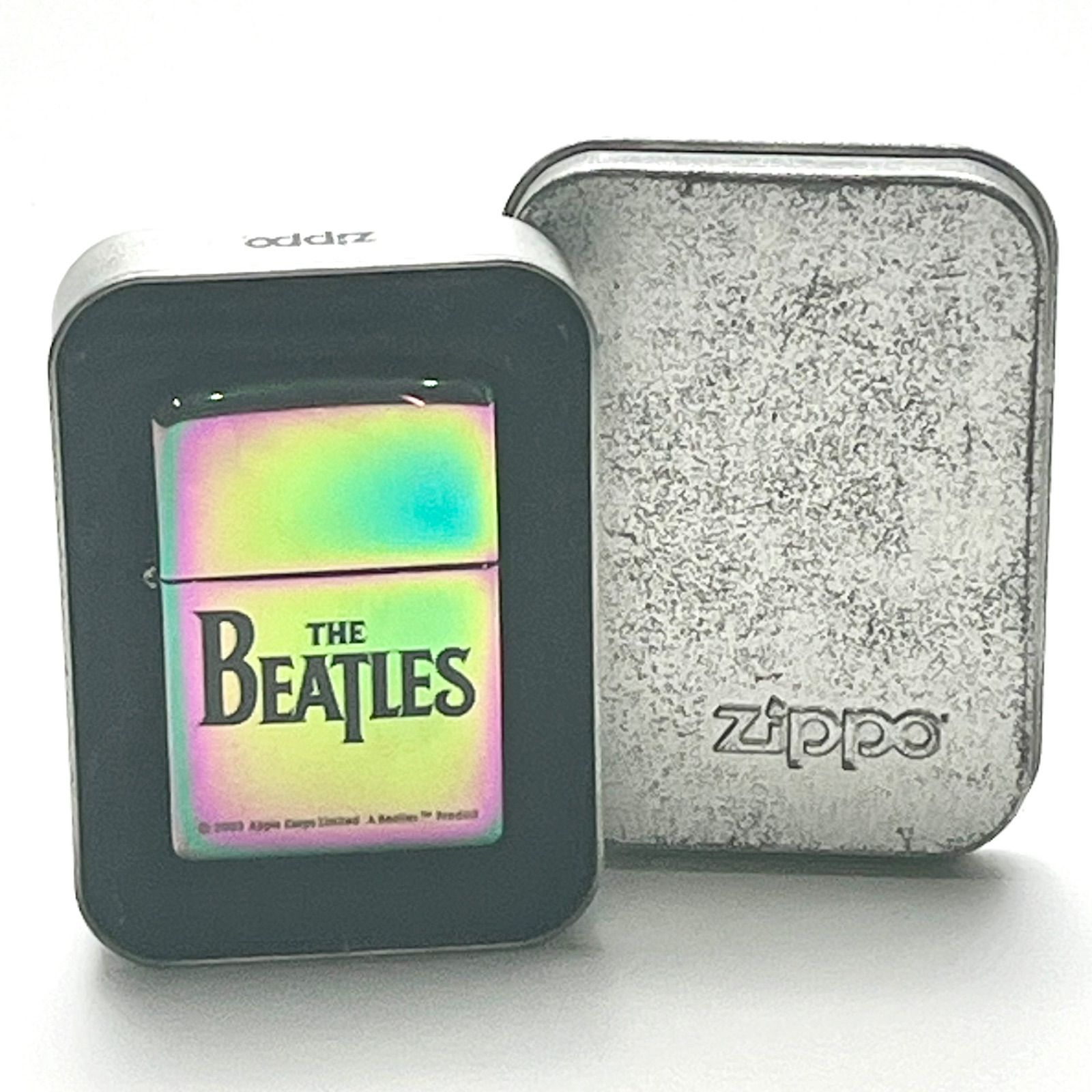 zippo ジッポー THE BEATLES ビートルズ Apple Corps Limited 虹色 2004 未使用品 - メルカリ