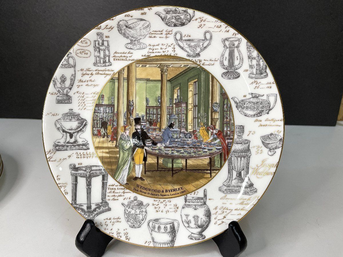  ウェッジウッド プレート セット お皿 洋食器 イヤープレート ボーンチャイナ コロンビア セージグリーン オズボーンB 他382 皿 食器