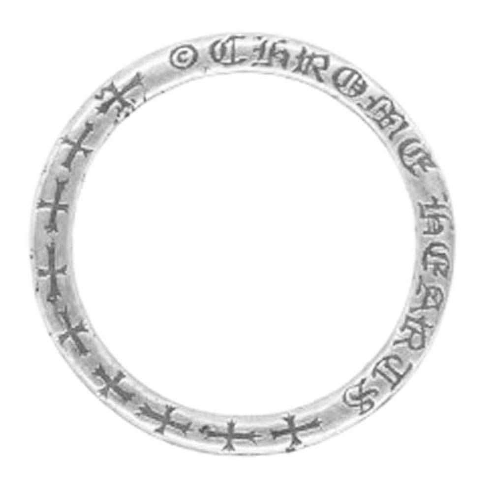 クロムハーツ NTFL シルバーリング 5.5号 中古】<br>CHROME HEARTS <br>NTFL リング シルバー サイズ：5.5