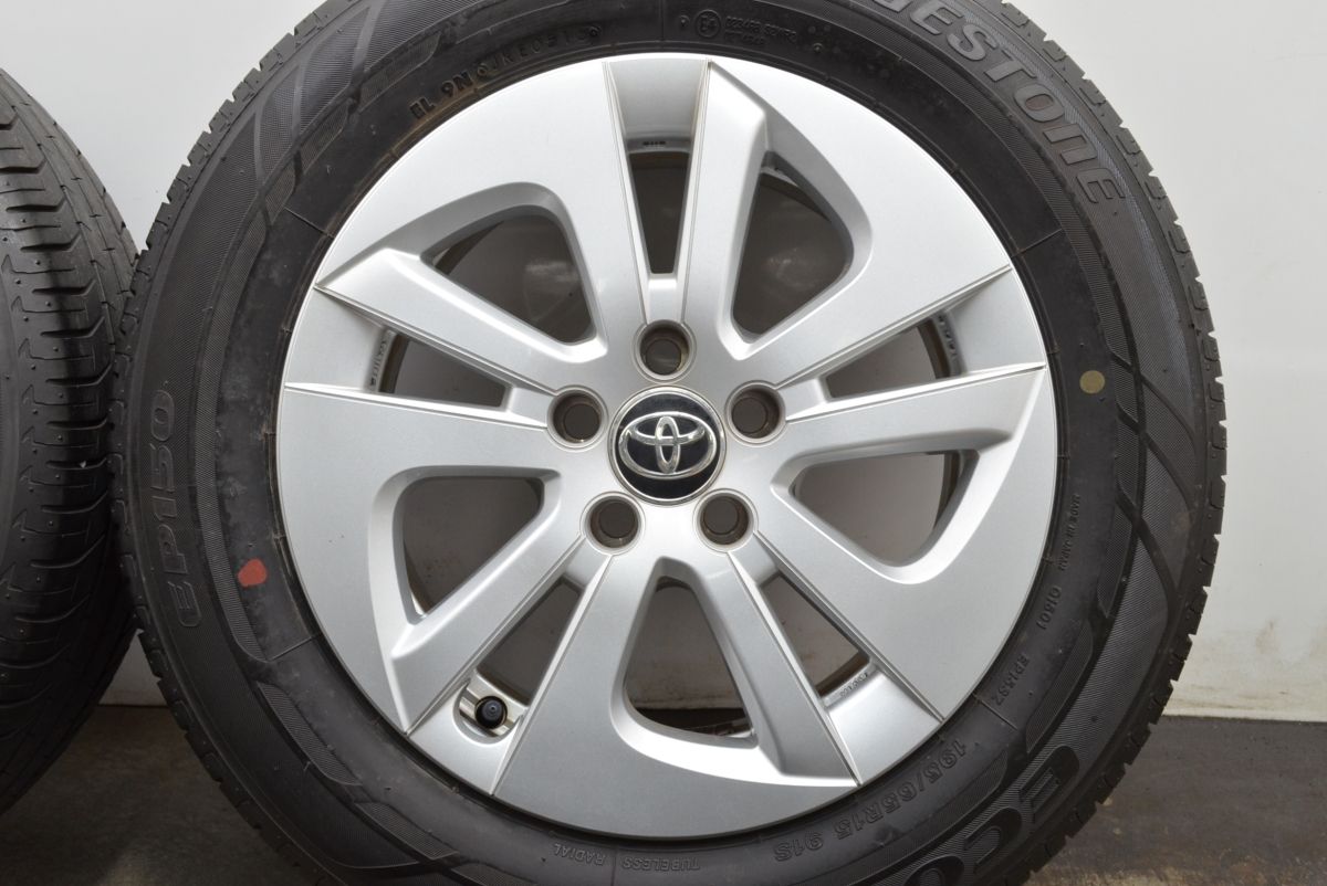 期間限定。 交換用に トヨタ 50 プリウス 純正 15in 6.5J 40 PCD100 ブリヂストン エコピア EP150 195 65R15 カローラツーリング スポーツ 流用