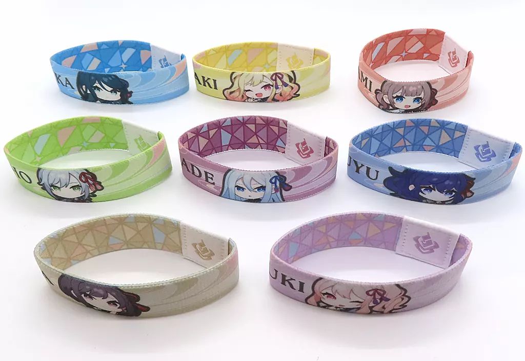 【中古】アクセサリー(非金属) 全8種セット 「プロジェクトセカイ カラフルステージ! feat.初音ミク COLORFUL LIVE 4th -Unison- ミニキャラリバーシブルバンドコレクション B」