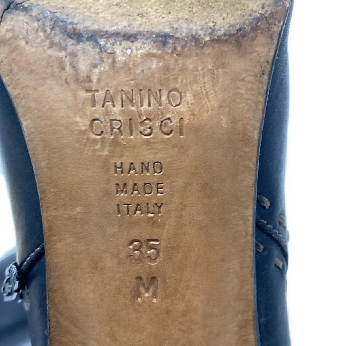 TANINO CRISCI タニノクリスチー ロングブーツ 35 レディース - 黒 レザー KIN-KAAI_COM