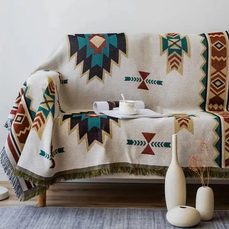 ソファーカバー 北欧風 マルチカバー フリル 13人掛け 肘付き