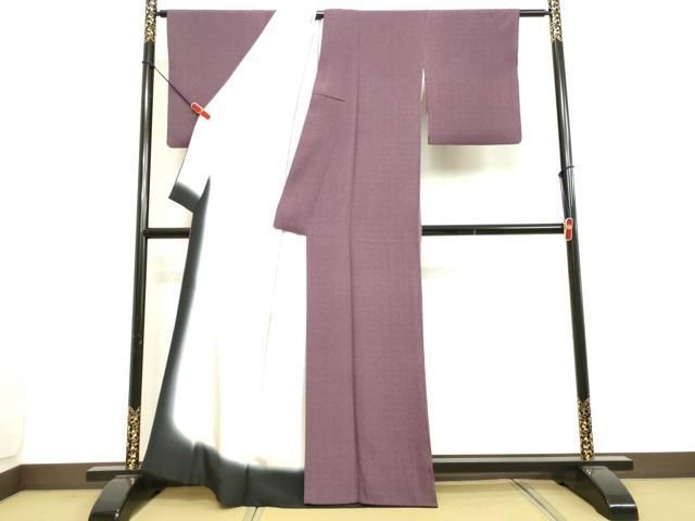 平和屋着物○重要無形文化財 人間国宝 中村勇二郎 江戸小紋 古代菊