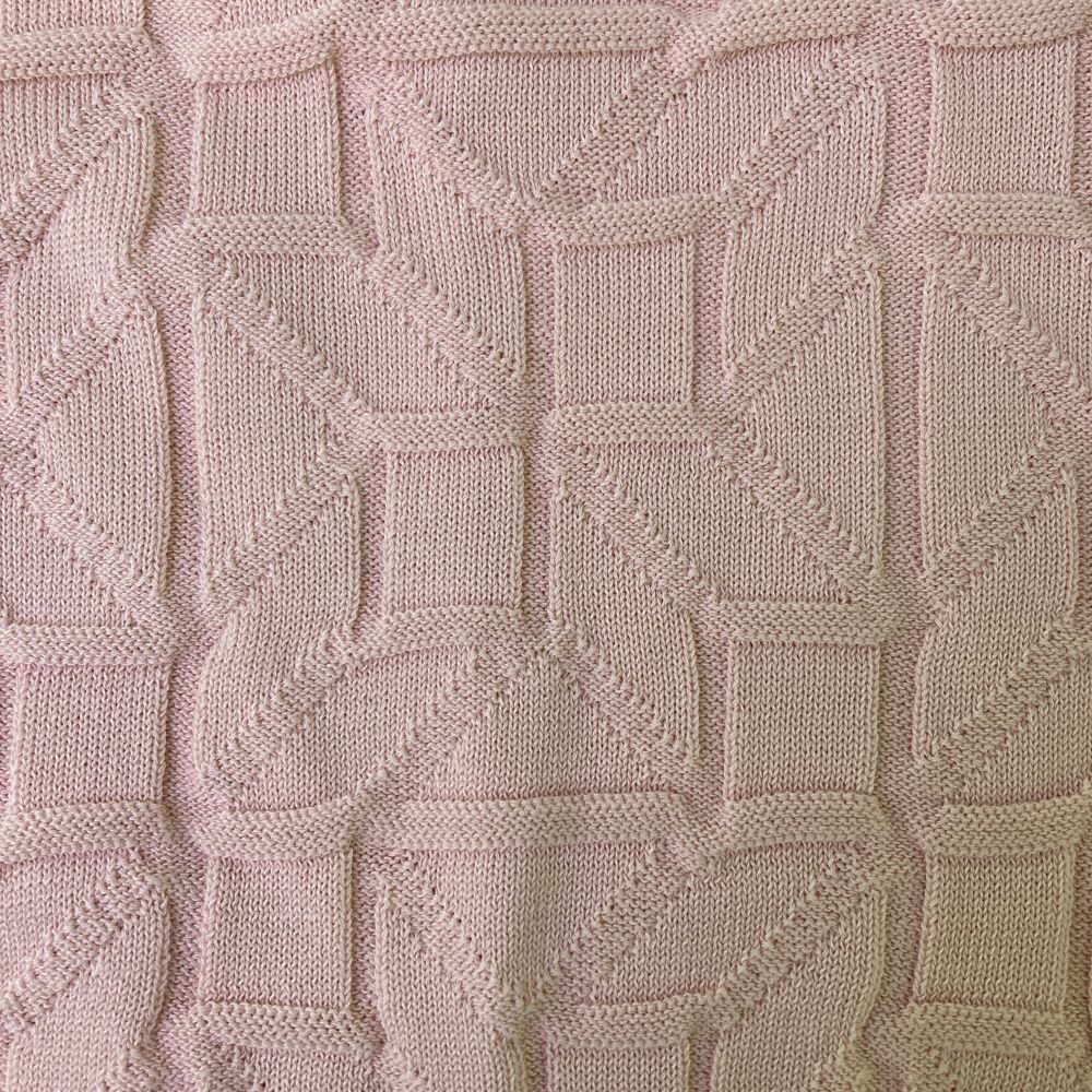 サイズ：48 ADABAT アダバット MITSUKE KNIT ニットベスト 総柄