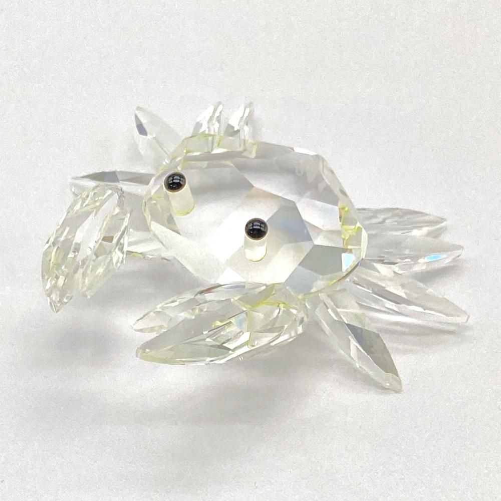 スワロフスキー SWAROVSKI カニ オブジェ 置物 206481 クリア かに 蟹