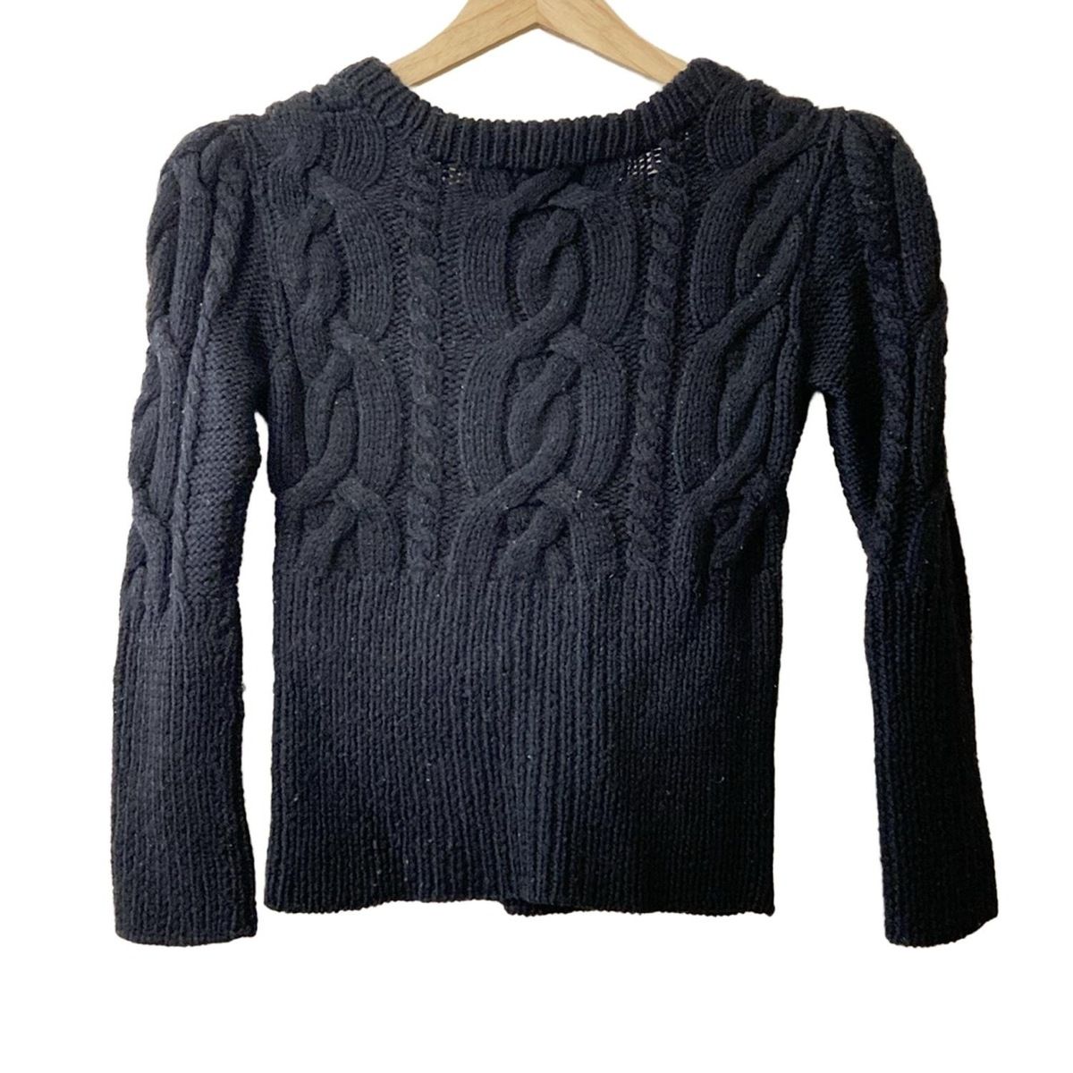 VivienneWestwoodRedLabel(ヴィヴィアンウエストウッドレッドレーベル) 長袖セーター サイズ2 M レディース美品  - 黒 その他 襟/オーブ/リボン VivienneWestwoodRedLabel(ヴィヴィアンウエストウッドレッド