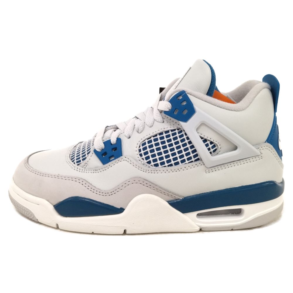 NIKE (ナイキ) GS Air Jordan 4 Retro Industrial Blue エアジョーダン4 レトロ インダストリアルブルー  ハイカットスニーカー レディース HF4281-141 ホワイト ブルー US5Y/23.5cm - メルカリ