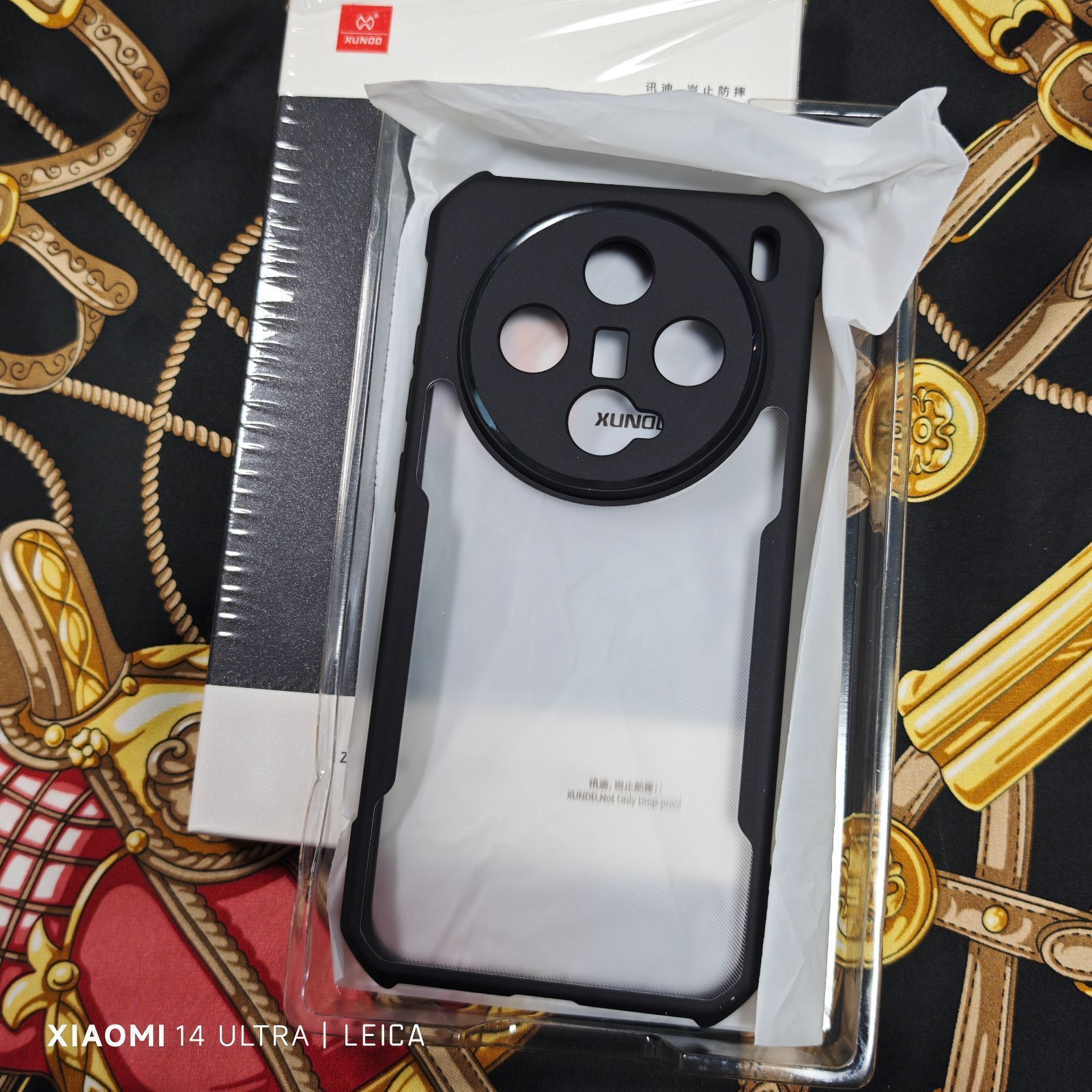 Vivo X200 Pro Mini XUNDD ハイブリッドケース ブラック&クリア