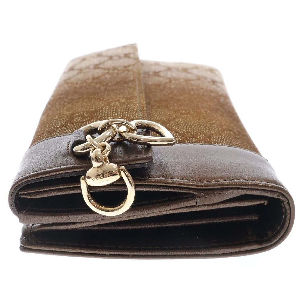 GUCCI GGキャンバス 財布 GUCCI グッチ GGキャンバス 二つ折り財布 ウォレット ブラウン