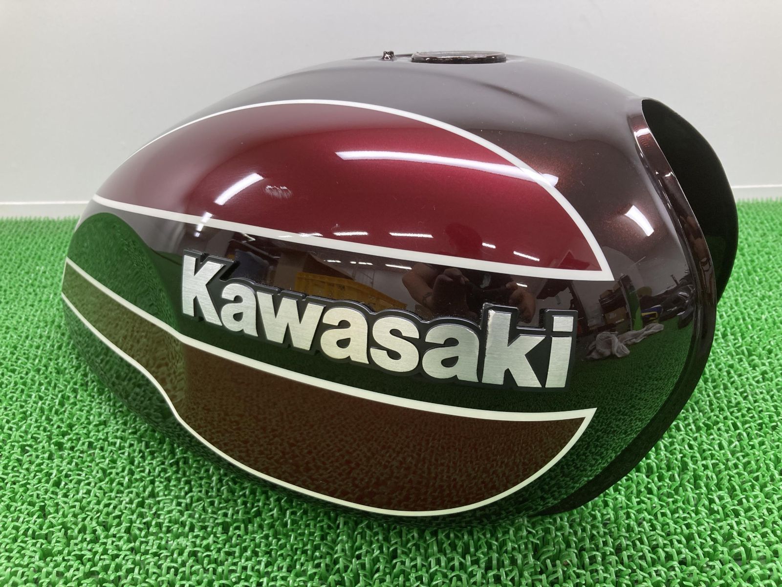 エストレヤ タンク ワインM カワサキ 純正 中古 バイク 部品 BJ250A