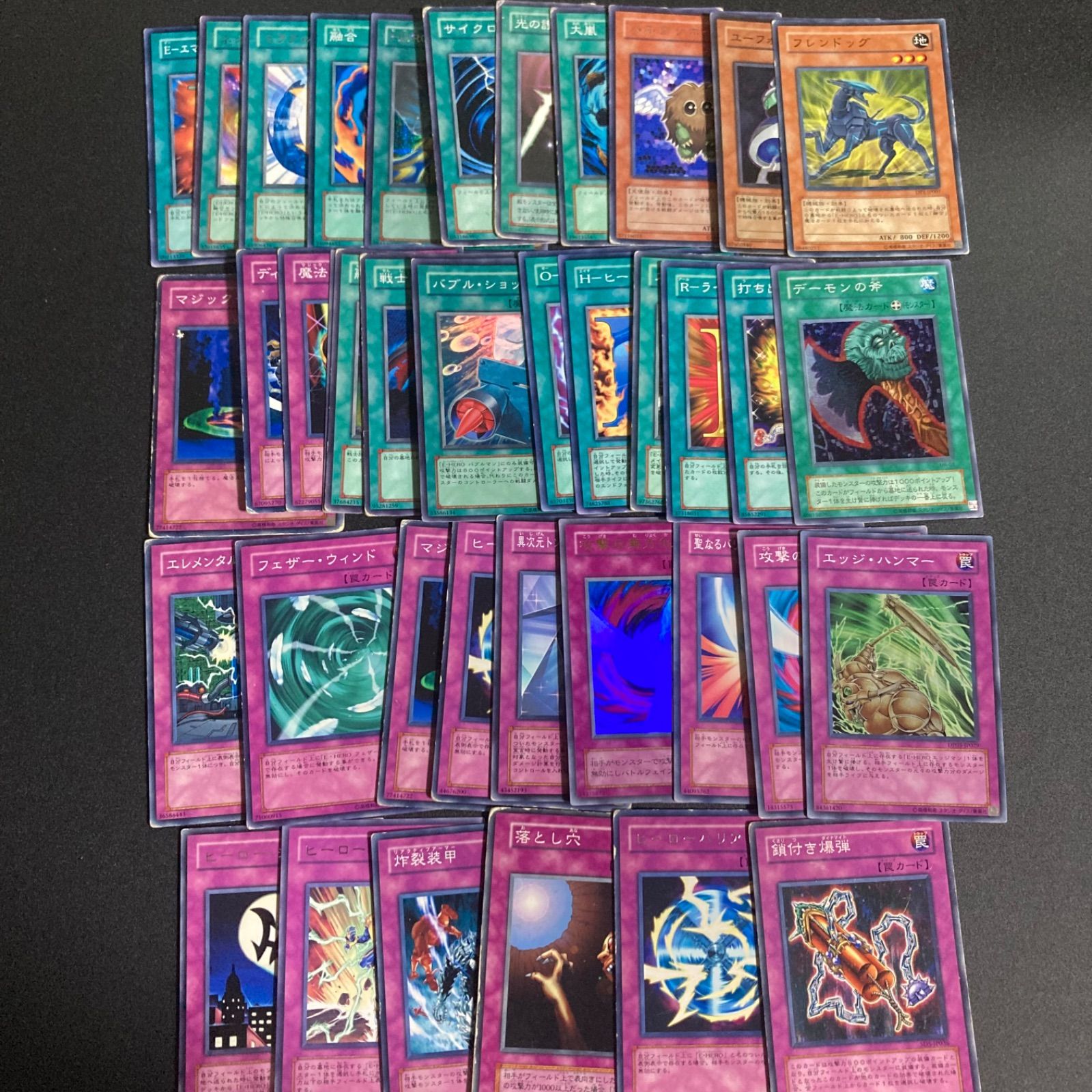 E・HERO エレメンタルヒーロー デッキパーツ 光り物大量 遊戯王