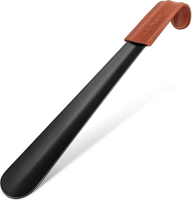 2309.シューホーン靴ベラ レザーカバー付き ポータブル シューホーン 【 靴ベラ SHOEHORN