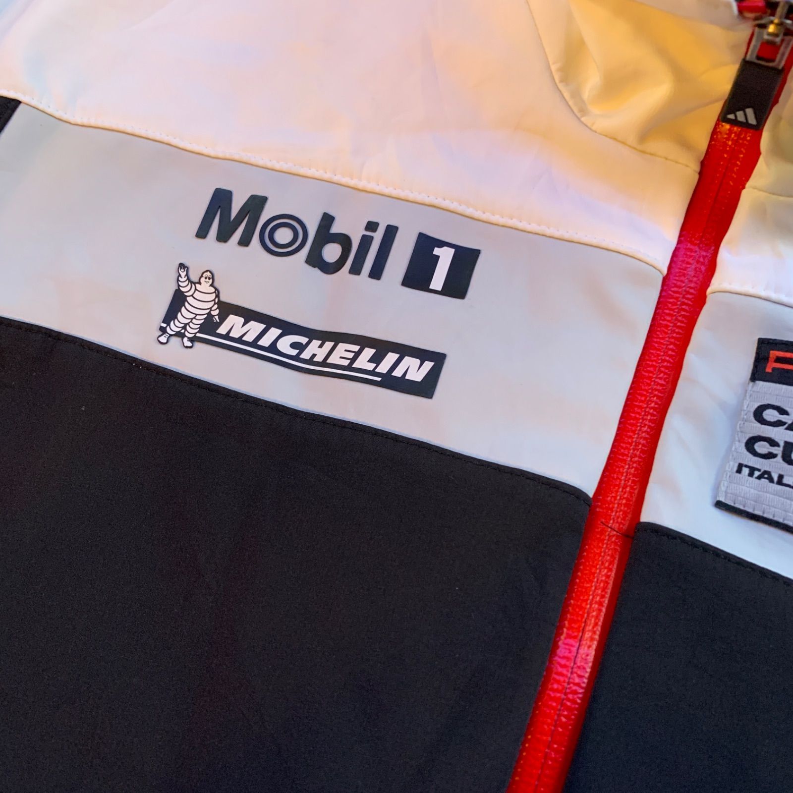 非売品】 adidas porsche carrera cup スタッフジャンパー ジャケット ポルシェ カレラ カレラカップ 911 MOBIL1  MICHELIN イタリア ITALY ITALIA スポーツカーレース モータースポーツ【メンズ4XO】 - メルカリ