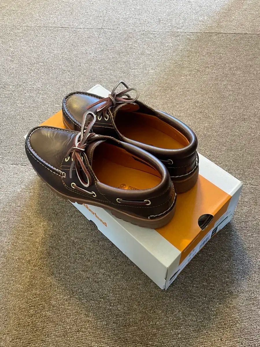  Timberland ティンバーランド ボートシューズ 3 子供 ブラウン 255 uk 7 ローファー ブーツ 革靴