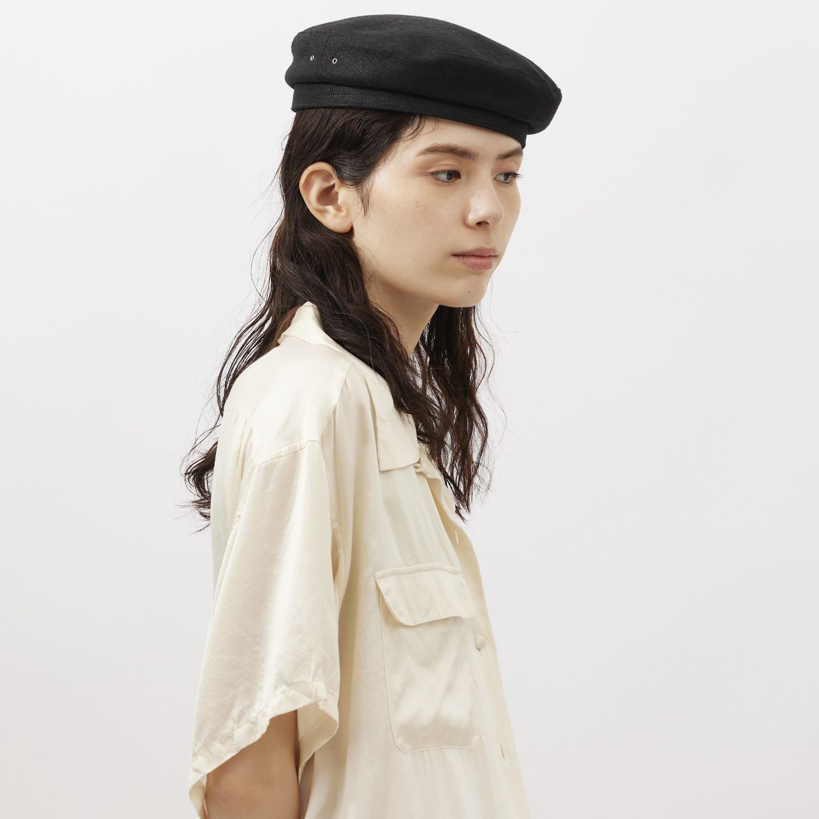 La Maison de Lyllis メゾンドリリス FISHERMAN BERET フィッシャーマン ベレー キャップ 帽子 BLACK 新品 -  メルカリ