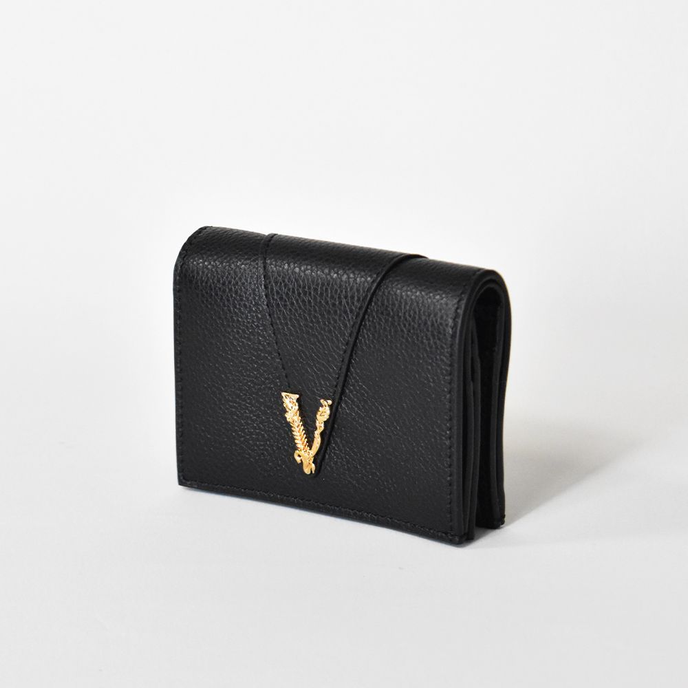 VERSACE 財布 VIRTUS 二つ折り 楽天市場】ヴェルサーチ 財布 レディース 二つ折 二つ折り 本革