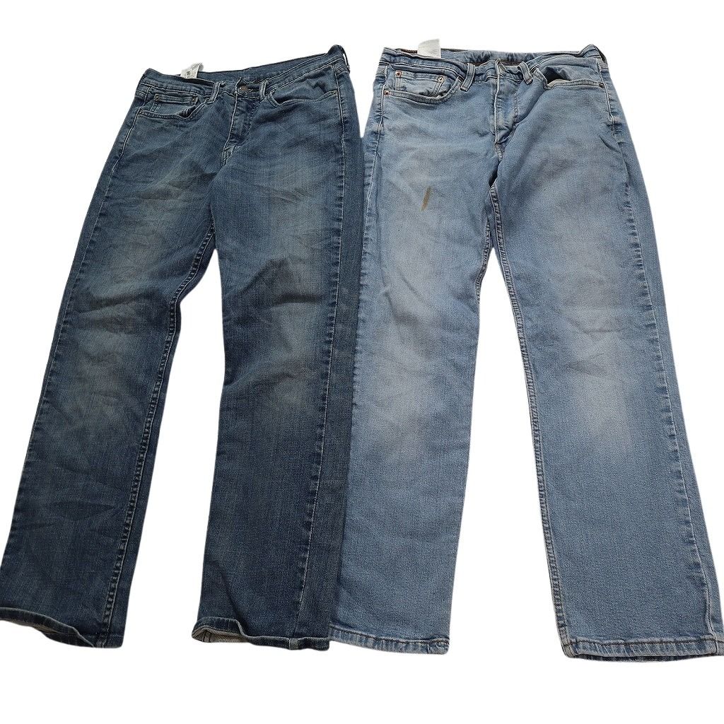古着卸 リーバイス 品番MIX デニム パンツ 7枚セット メンズ 32 33 502 514 541 インディゴブルー 古着 NC1311 KIN-KAAI_COM