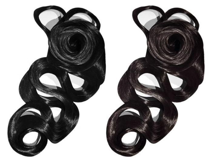 ヘアウィッグ 社交ダンス 競技ダンス デモ 2色 オーダーメイド