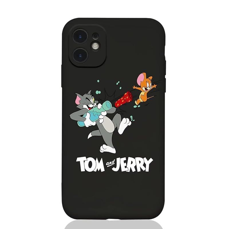 新品　トムとジェリー iphone 7/8 用 ケース スマホケース 指紋防止 レンズ保護 Qiワイヤレス充電対応 iphone 7/8 シリコーンケース