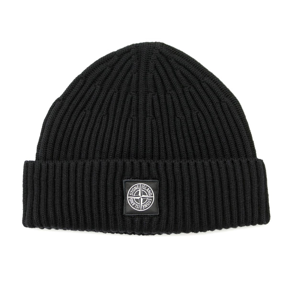 6 STONE ISLAND ストーンアイランド N100002 S00C3 V0029 ブラック ニットキャップ ニット帽 男女兼用