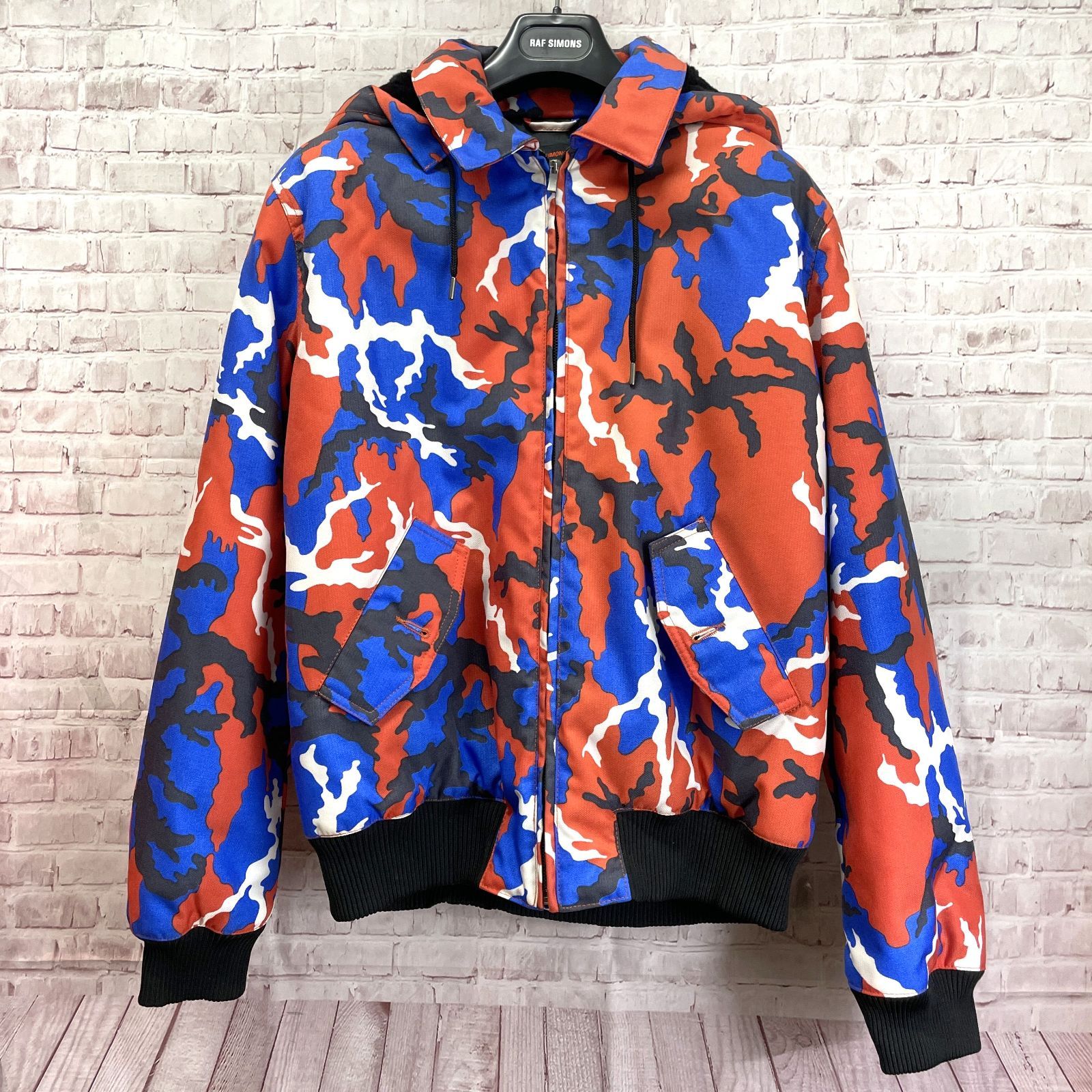 極美品 RAF SIMONS 1995 迷彩ブルゾン 中綿ジャケット 46 - メルカリ