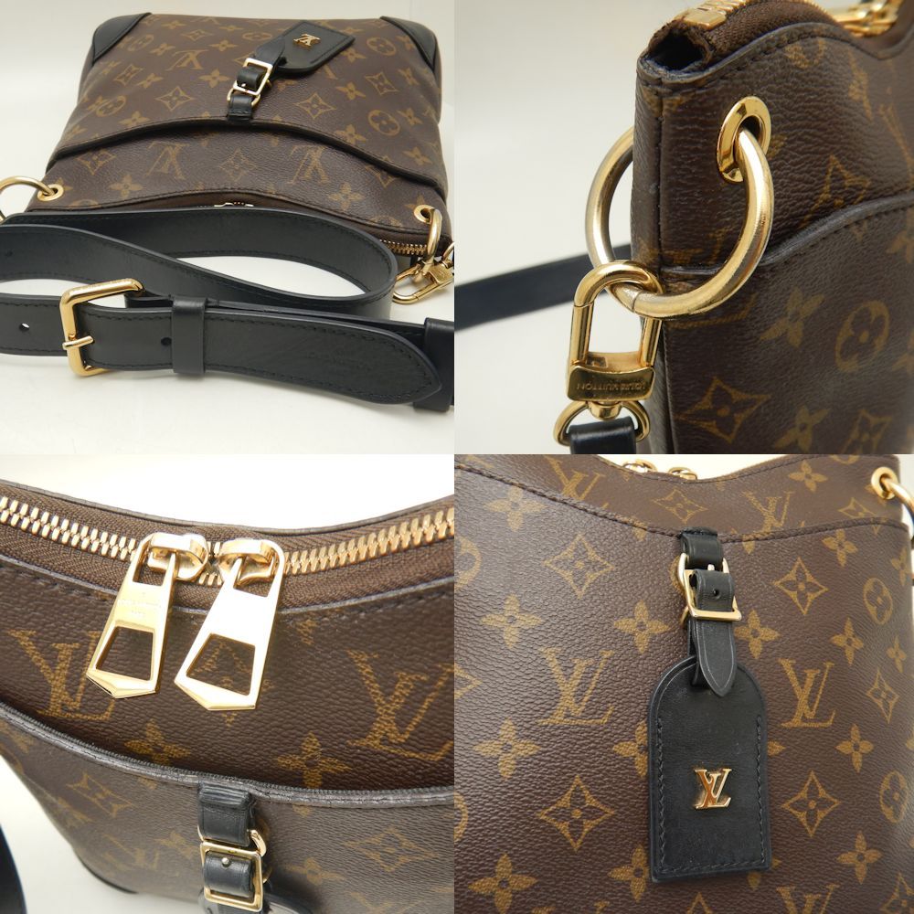 LOUIS VUITTON ルイヴィトン モノグラム オデオンNMPM M45353 ショルダーバッグ ブラウン ブラック/252017【中古】 -  メルカリ