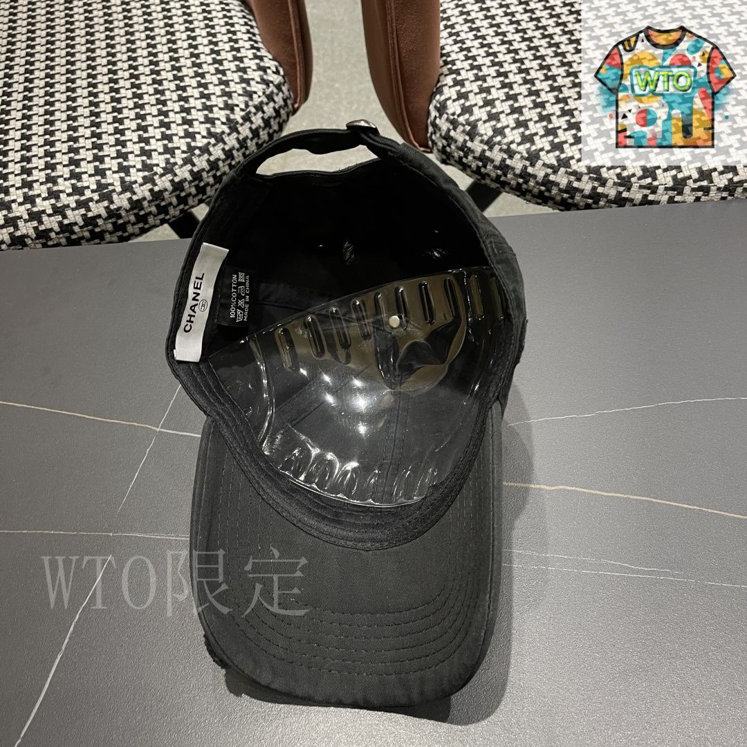 今日特価】Chanel シャネル 破れベースボールキャップ-1 - メルカリ