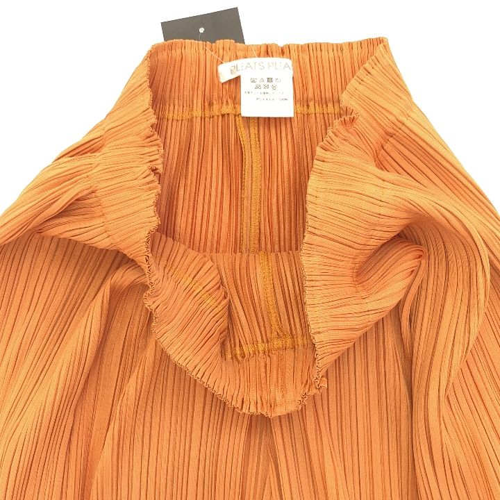 PLEATS PLEASE オレンジ ガウチョパンツPP81JF144 PLEATS PLEASE オレンジ ガウチョパンツPP81JF144 - メルカリ