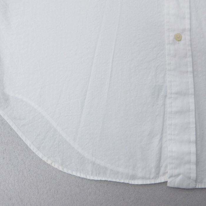 90s Ralph Lauren ホワイト長袖シャツ ANDREW M 90s Polo Ralph Lauren 