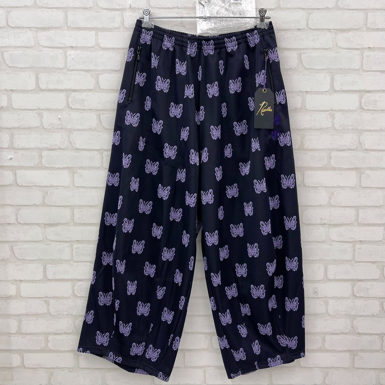 未使用/L】Needles Kae Tanaka H.D. Track Pant Poly Jacquard