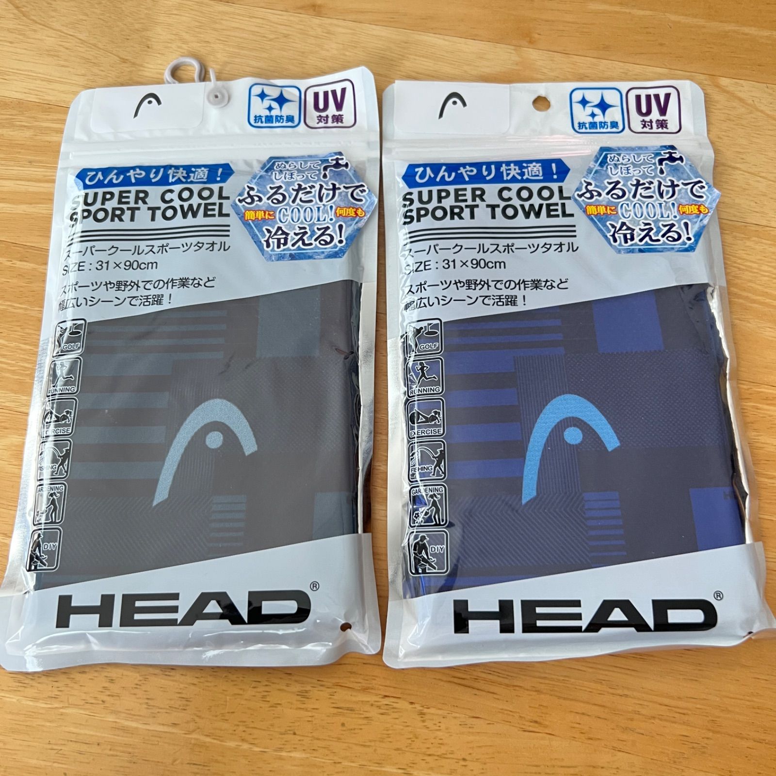 新品 HEAD スーパークールスポーツタオルセット