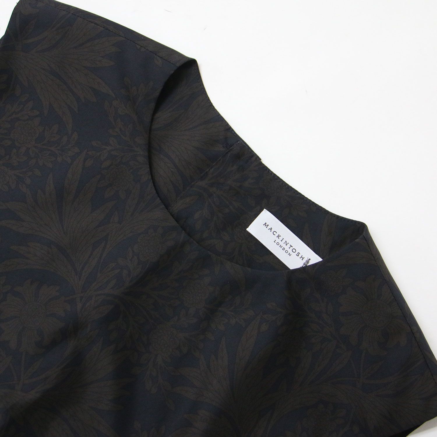 美品 MACKINTOSH LONDON マッキントッシュ ロンドン ブラウス ネイビー 