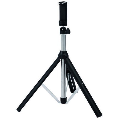 （まとめ）エレコム スマートフォン用/コンパクト三脚/2段伸縮タイプ/ブラック P-STALBK〔×5セット〕(代引不可)