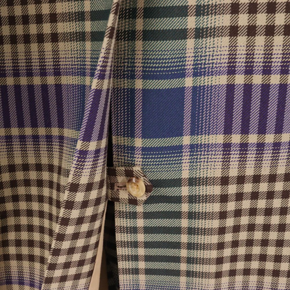 極美品】JieDa CHECK DOUBLE TAILORED JACKET 極美品】JieDa CHECK
