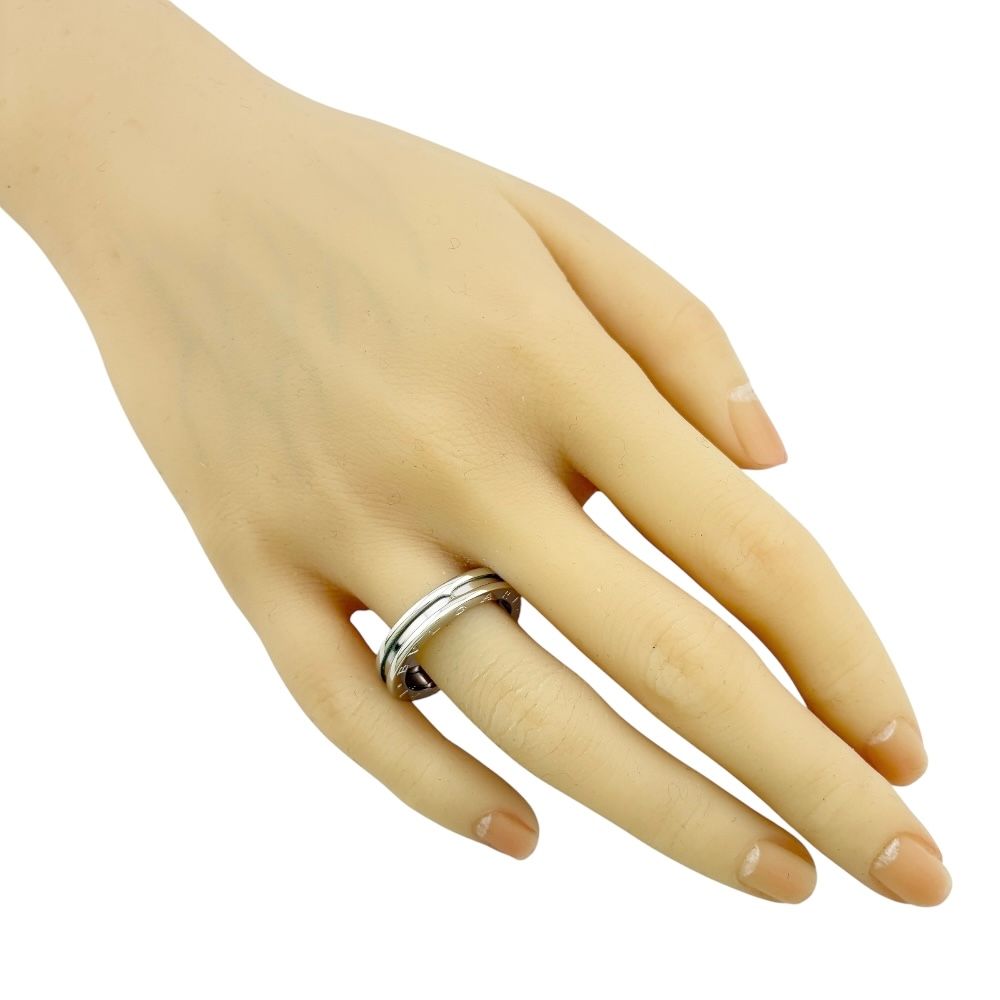 ブルガリ B-zero.1 1バンド リング 指輪 21.5号 18金 K18ホワイトゴールド メンズ BVLGARI ブルガリ