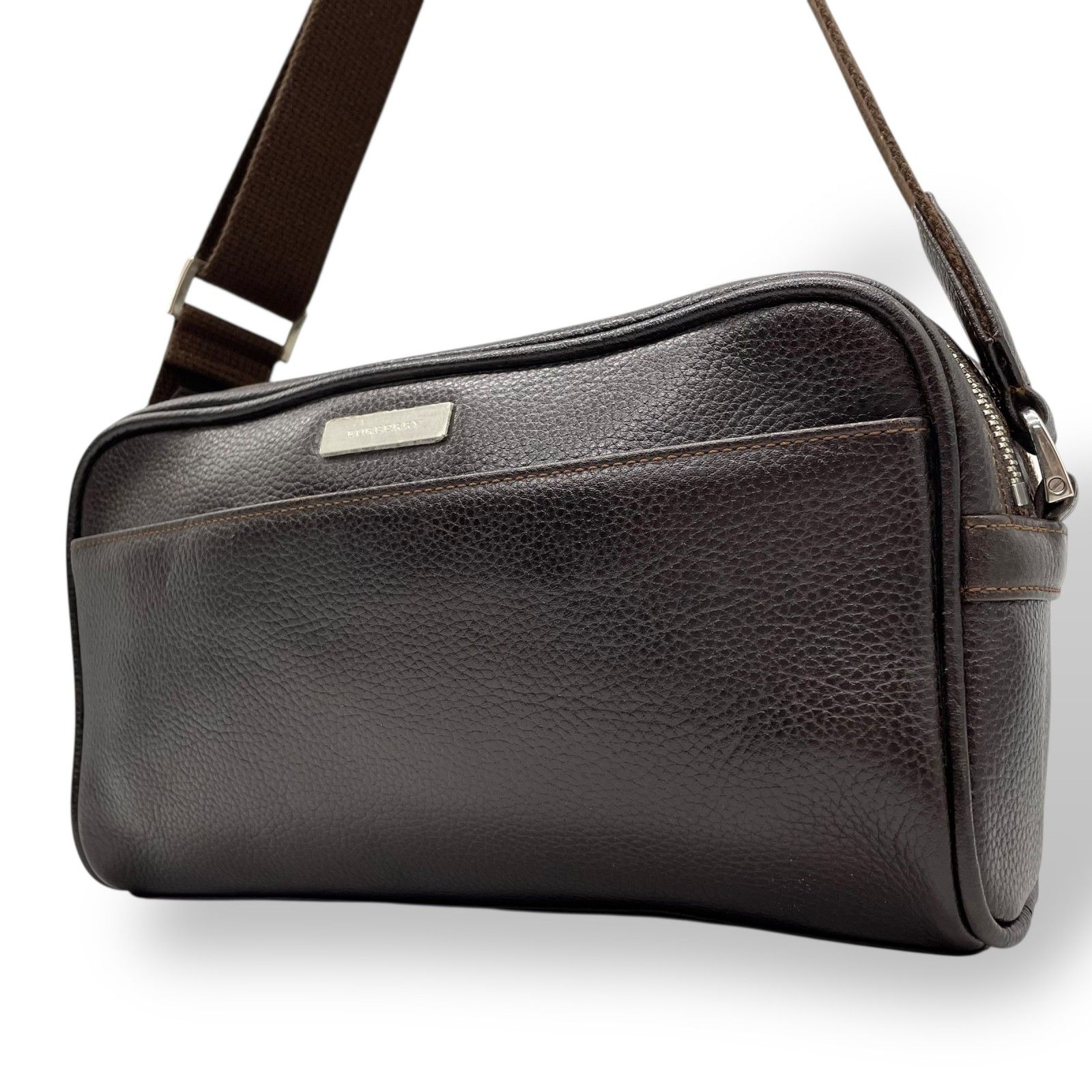 美品 BURBERRY バーバリー ショルダーバッグ カメラバッグ