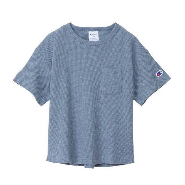 HANES ヘインズ SHORT SLEEVE ヘザーネイビー 160サイズ CK-X305 379 | スポーツ スポーツウエア ウエア 服 衣類 トップス 長袖 ロングスリーブ Tシャツ ロンT 素材 機能性 ワッフル素材 コットン ポリエ