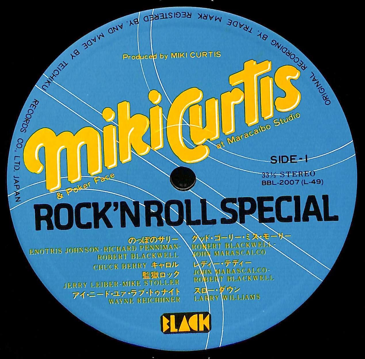 KM0780【LP】Miki Curtis & Poker Face Rock n' Roll Special