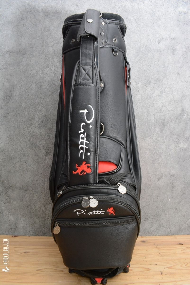 Piretti キャディバッグ ブラック/ホワイト Amazon | Piretti x Vessel Tour Only Staff Bag ツアーオンリー