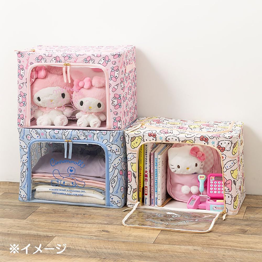 サンリオSANRIO シナモロール 窓付き折りたたみ収納ケース