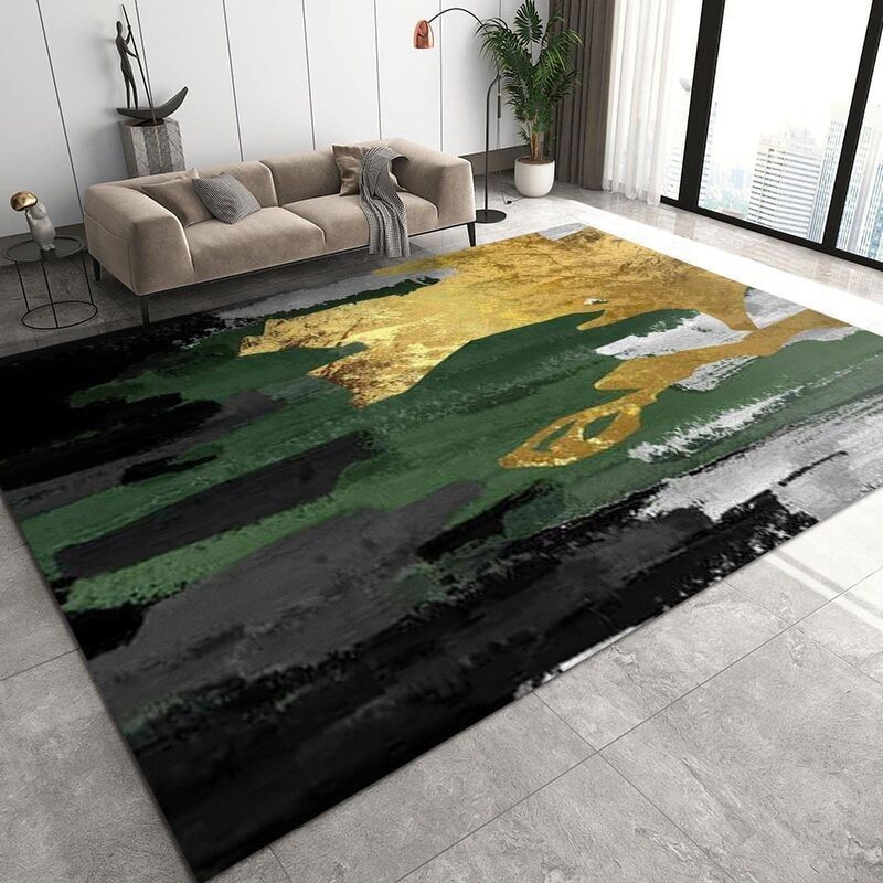 カーペット ユニーク グラデーション 200cm × 160cm 200cm × 140cm おしゃれ インテリア 絨毯 じゅうたん 洗える マット ラグ