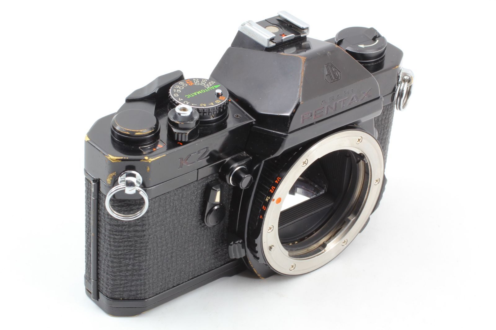 並品 Pentax K2 35mm SLR Film Camera Black