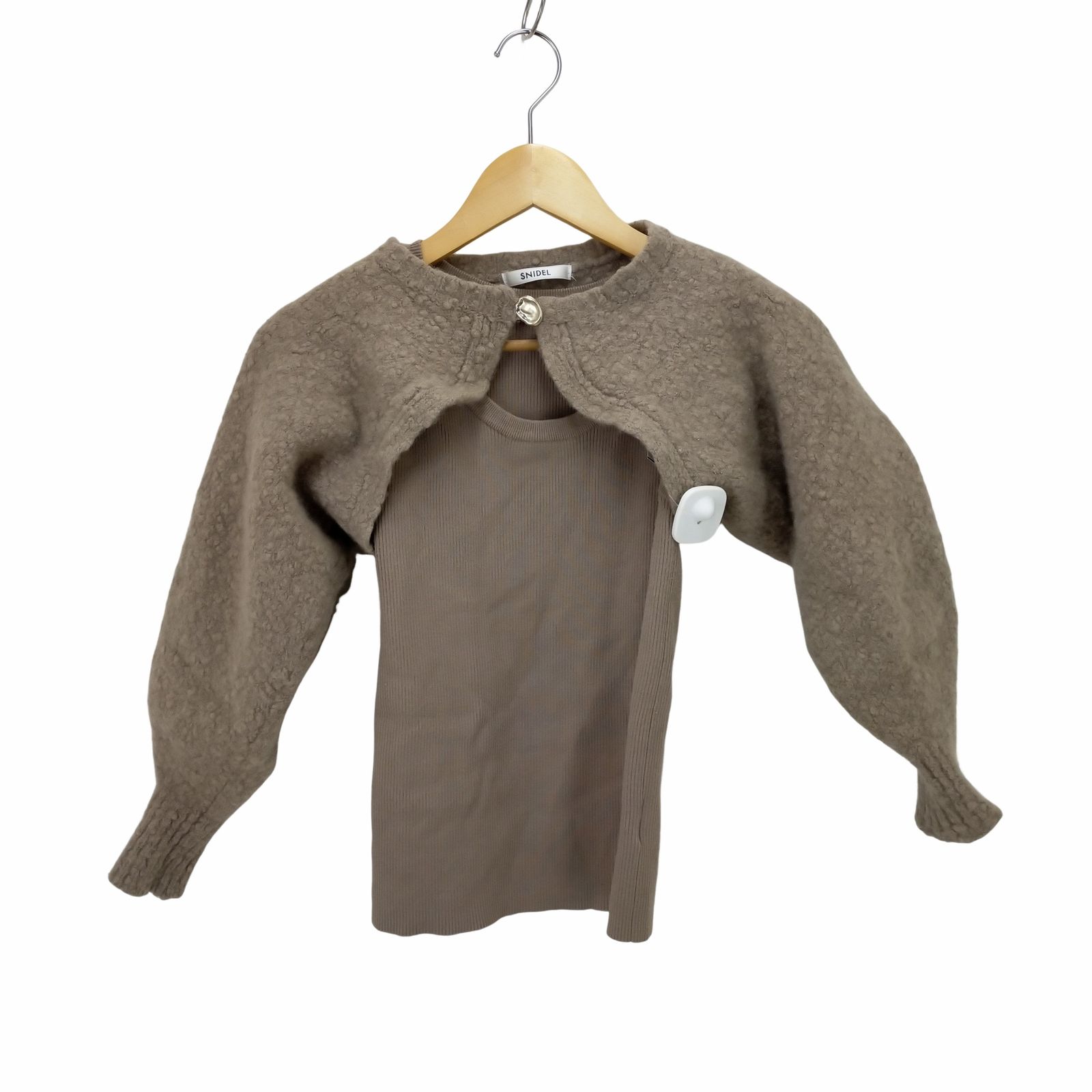 スナイデル snidel 22AW ボレロニットタンクSET レディース ONE SIZE  